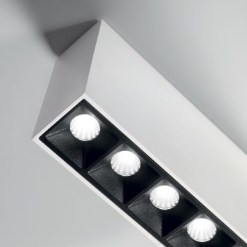 Spot aplicat LED LIKA alb Ideal Lux 367354, 6.5x3.5 cm, 6W