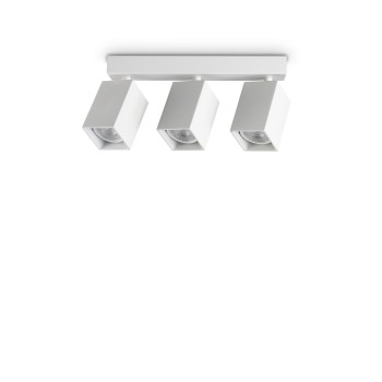 Spot aplicat DYNAMITE alb Ideal Lux 367415, L27.5 cm, 3xGU10