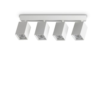 Spot aplicat DYNAMITE alb Ideal Lux 367422, 38.5x5.7 cm, 4xGU10