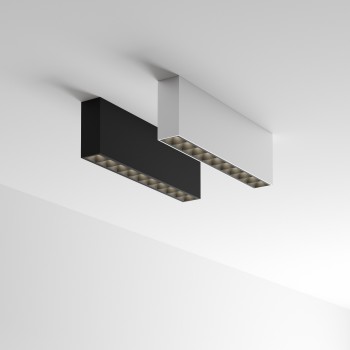 Spot aplicat LED LIKA negru Ideal Lux 369945, 26.9x3.5 cm, 21W