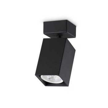 Spot aplicat DYNAMITE negru Ideal Lux 371191, L5.7 cm, 1xGU10