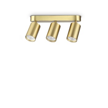 Spot aplicat DYNAMITE alama Ideal Lux 371269, 27.5x5.7 cm, 3xGU10