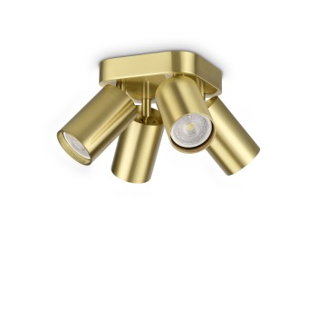 Spot aplicat DYNAMITE alama Ideal Lux 371306, 13.5x13.5 cm, 4xGU10