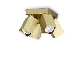 Spot aplicat DYNAMITE alama Ideal Lux 371320, 13.5x13.5 cm, 4xGU10