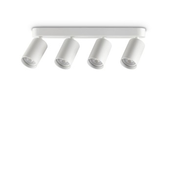 Spot aplicat DYNAMITE alb Ideal Lux 371337, 38.5x5.7 cm, 4xGU10