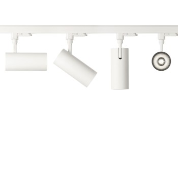 Spot pe sina LED SMILE alb Ideal Lux 190037, 20W
