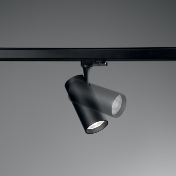 Spot pe sina LED FOX negru Ideal Lux 250441, 25W