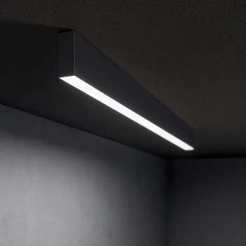 Modul liniar LED STEEL negru Ideal Lux 267135, L107 cm, 36W