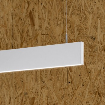 Modul liniar LED STEEL alb Ideal Lux 268231, L120 cm, 32W