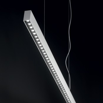 Pendul pe sina OFFICE alb Ideal Lux 271217, L112.8 cm, 30W