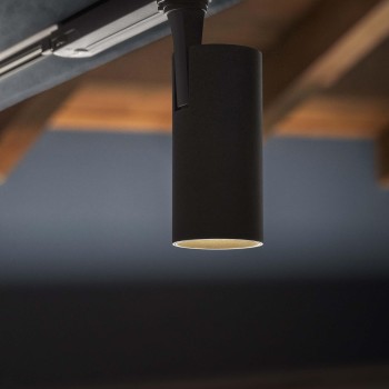 Spot pe sina LED FOX negru Ideal Lux 302539, 8W