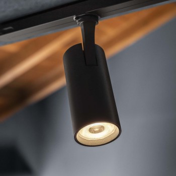 Spot pe sina LED FOX negru Ideal Lux 302539, 8W