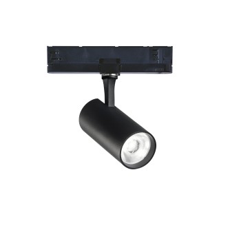 Spot pe sina LED FOX negru Ideal Lux 302553, 15W