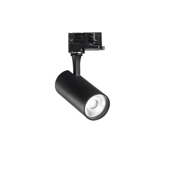Spot pe sina LED FOX negru Ideal Lux 322346, 15W