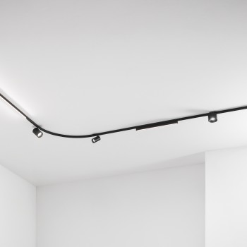 Profil sina DEVA negru Ideal Lux 332475, L100 cm