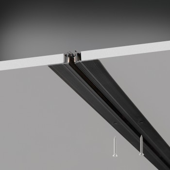 Profil sina DEVA negru Ideal Lux 332499, L100 cm
