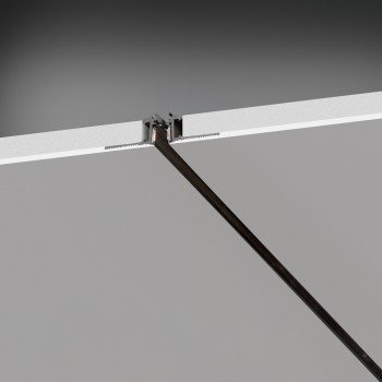 Profil sina DEVA negru Ideal Lux 332499, L100 cm