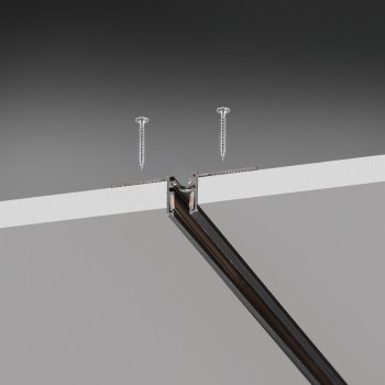 Profil sina DEVA negru Ideal Lux 332529, L100 cm