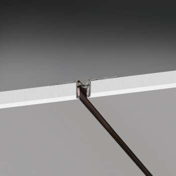 Profil sina DEVA negru Ideal Lux 332529, L100 cm