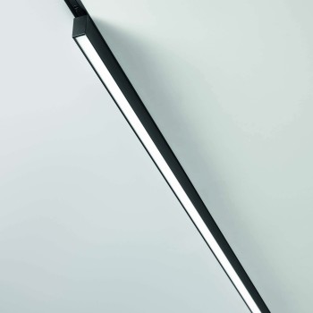 Profil sina DEVA negru Ideal Lux 332833, L64.6 cm, 12W