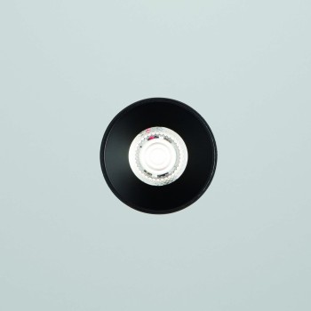 Profil sina DEVA negru Ideal Lux 332840, D6 cm, 5W