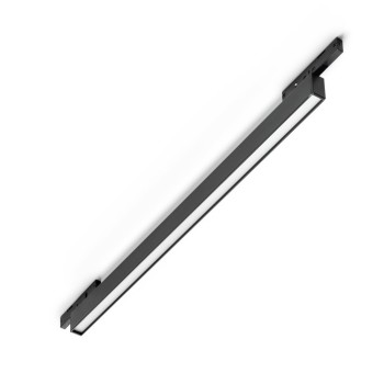 Profil sina DEVA negru Ideal Lux 332871, L34.6 cm, 8W