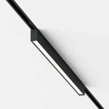 Profil sina DEVA negru Ideal Lux 332871, L34.6 cm, 8W