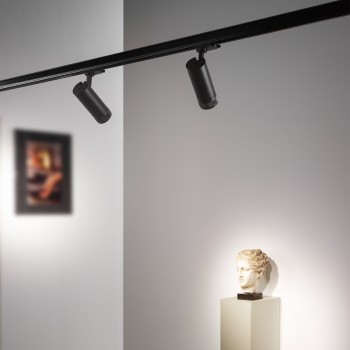 Spot pe sina LED EOS negru Ideal Lux 340814, 25W