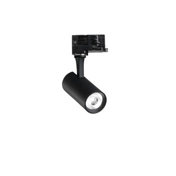 Spot pe sina LED FOX negru Ideal Lux 340838, 8W