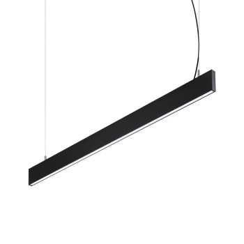 Modul liniar LED STEEL negru Ideal Lux 367590, L120 cm, 29W