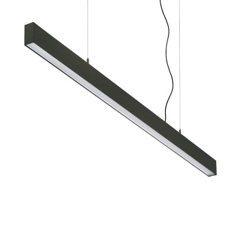 Pendul pe sina OFFICE negru Ideal Lux 369112, L112.8 cm, 30W
