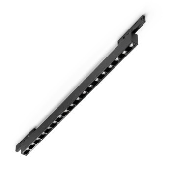 Profil sina DEVA negru Ideal Lux 369976, L33.5 cm, 14W