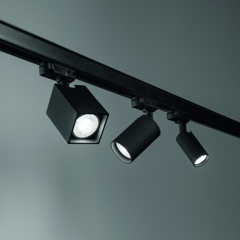 Spot pe sina DYNAMITE negru Ideal Lux 371528, 1xGU10