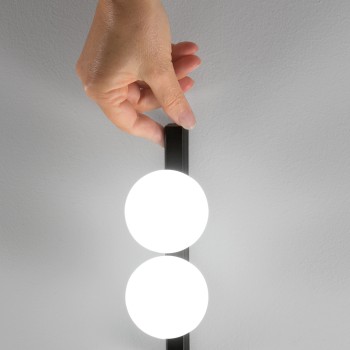 Lampadar LED BINOMIO negru Ideal Lux 313313, 12W