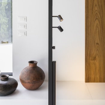 Lampadar EGO negru Ideal Lux 344775