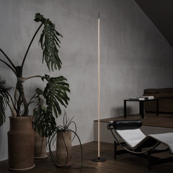 Lampadar LED BLADE negru Ideal Lux 368658, 15W
