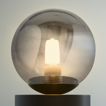 Veioza PERLAGE chihlimbar Ideal Lux 317823, 1xG9