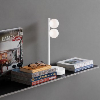 Veioza BINOMIO alb Ideal Lux 353203, 1xG9