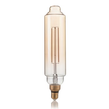 Bec LED decorativ E27 liniar chihlimbar Ideal Lux 130170, 4W, 1800K