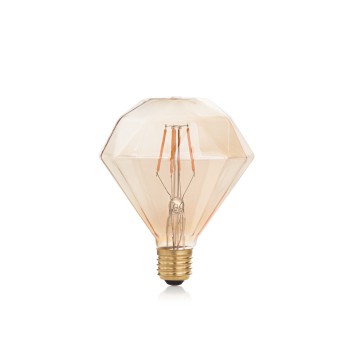 Bec LED decorativ E27 chihlimbar Ideal Lux 201269, 4W, 1800K