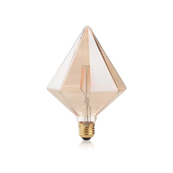 Bec LED decorativ E27 chihlimbar Ideal Lux 201276, 4W, 1800K