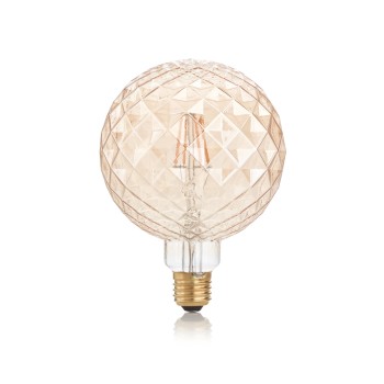 Bec LED decorativ E27 chihlimbar Ideal Lux 201290, 4W, 1800K