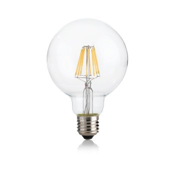 Bec LED E27 glob Ideal Lux 271606, 8W, 3000K, CRI90