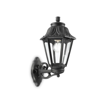 Aplica exterior IP55 DAFNE negru Ideal Lux 101491, 1xE27