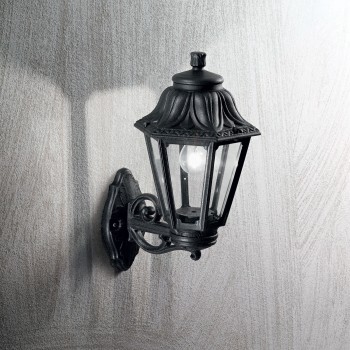 Aplica exterior IP55 DAFNE negru Ideal Lux 101491, 1xE27