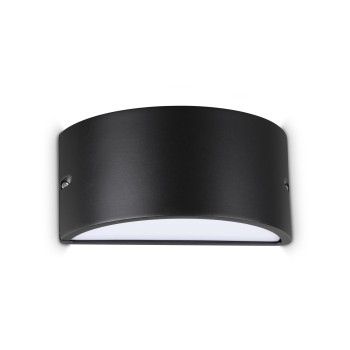 Aplica exterior IP54 REX negru Ideal Lux 118635, 1xE27
