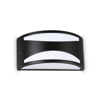 Aplica exterior IP54 REX negru Ideal Lux 118642, 1xE27