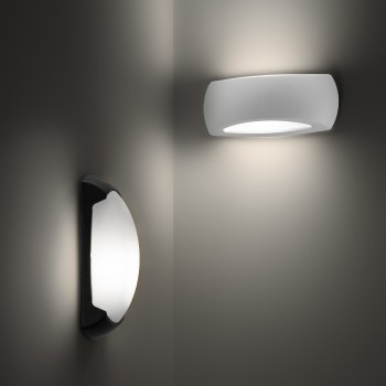 Aplica exterior IP66 FELIX alb Ideal Lux 123776, 1xE27