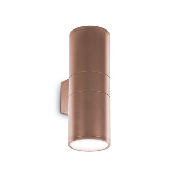 Aplica exterior IP54 GUN cafeniu Ideal Lux 163611, 2xE27