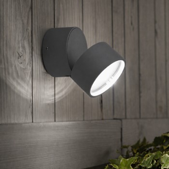 Aplica exterior LED IP54 OMEGA antracit Ideal Lux 285450, 7W